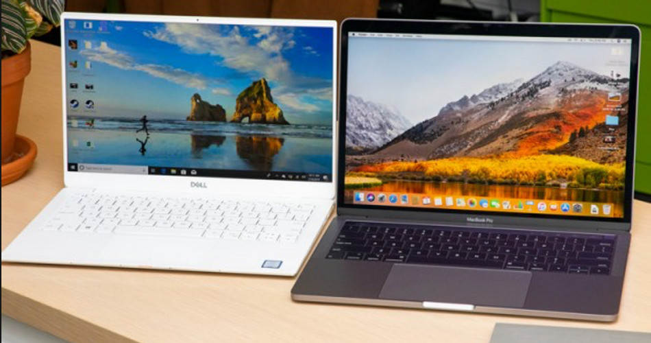 XPS 13 9380 Keyboard versus Macbook Pro 2019 Keyboard Keys