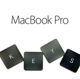 MC721LL/A 15.4" Unibody Black Macbook PRO Laptop Keys
