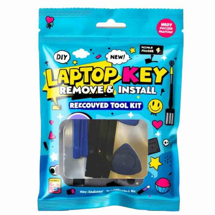 Keyboard key removal and repair tool kit