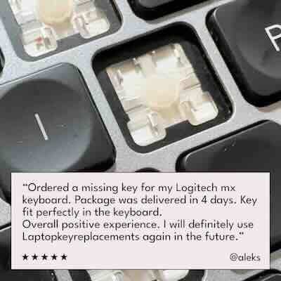 Laptop keyboard key replacement