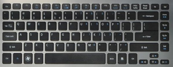 laptop keyboard keys