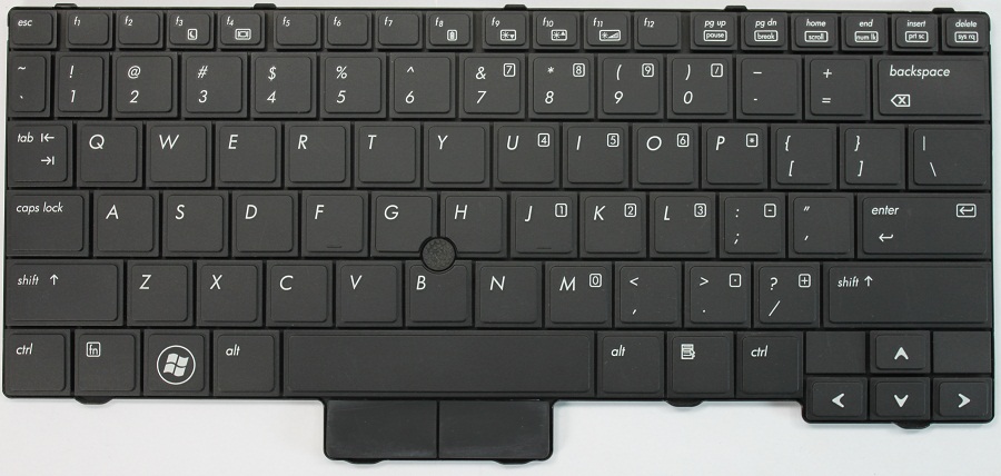 HP EliteBook 2540P Laptop Keyboard