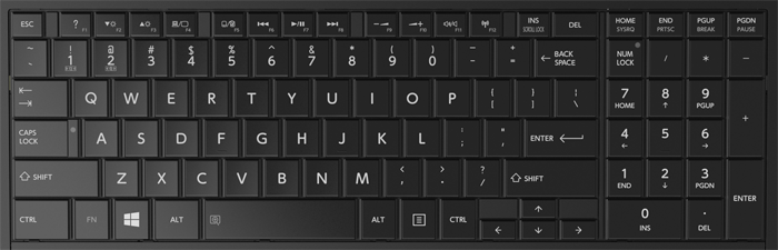 Toshiba Satellite P875 Laptop Keyboard Key Replacement