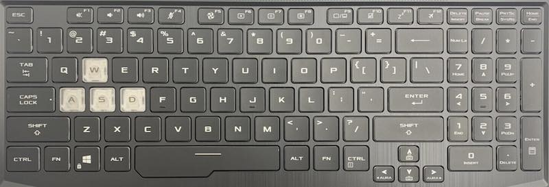 Asus G731G Keyboard Keys Replacement