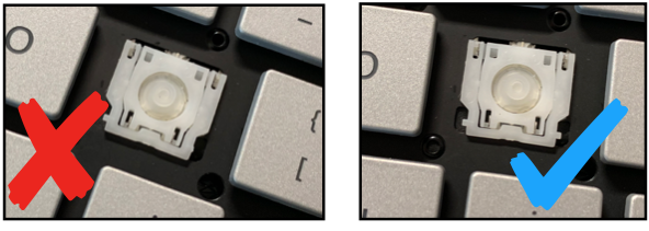 laptop key hinge replacement