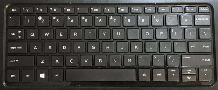 HP Pavilion TouchSmart 11-E015dx Keyboard Key Replacement