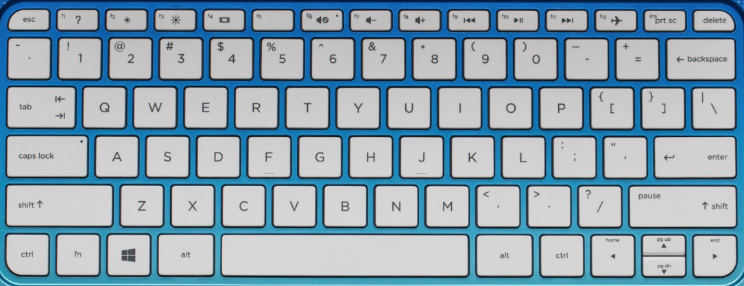 HP Stream 14 Keyboard Key Replacement white