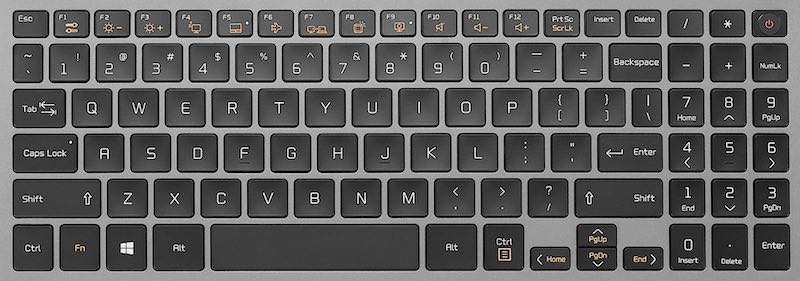 LG gram 15Z980 keyboard keys replacement