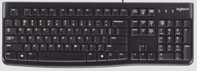 Logitech K120 Keyboard Key Cap Replacement