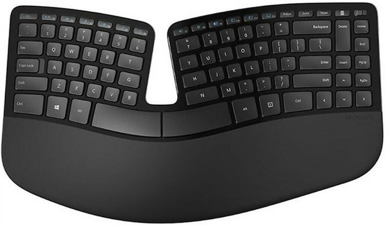 Microsoft 1559 Ergonomic Wireless Keyboard Keys