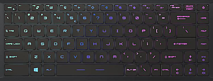 MSI GE66 keyboard key replacement
