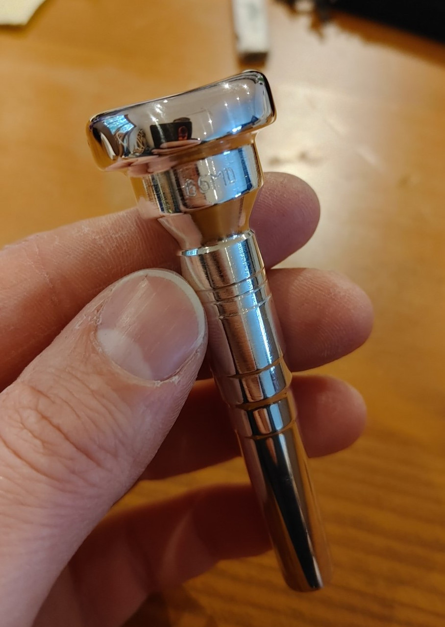 Discounted 65MD One Piece Trumpet Mouthpiece 25 Throat (new) Harrison