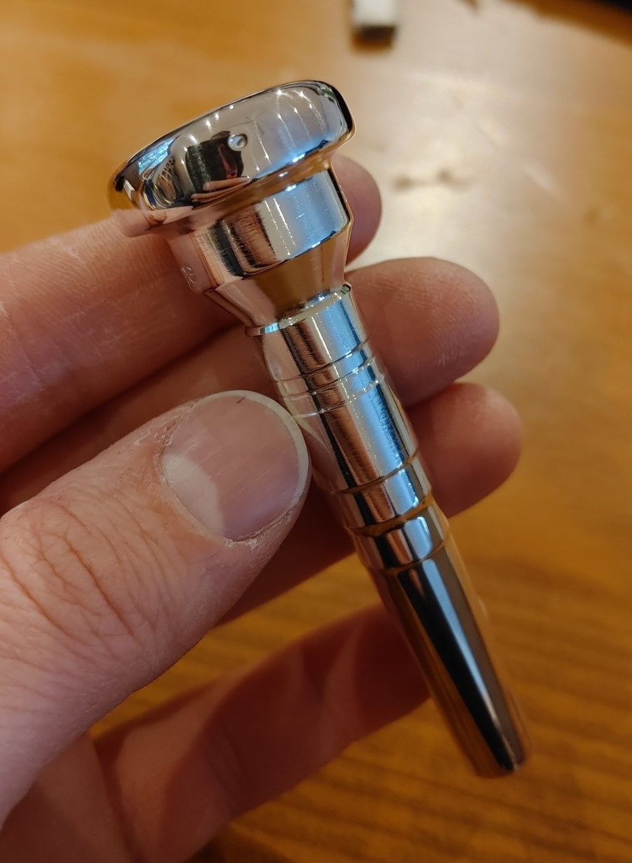 Discounted 65MD One Piece Trumpet Mouthpiece 25 Throat (new) Harrison