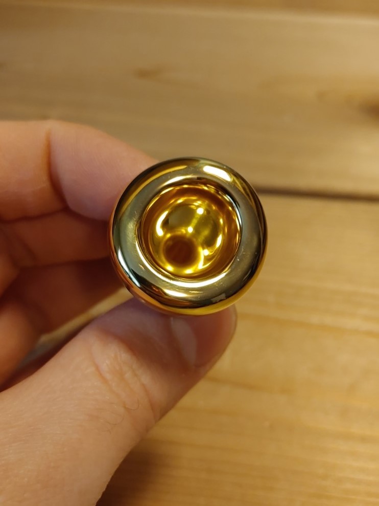 トランペットマウスピース シルバー ゴールド 割引 67FLC フリューゲルホルン用マウスピース ゴールド