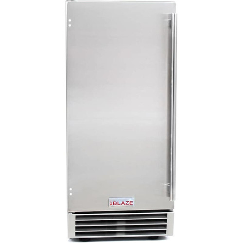 Blaze 50 Lb. 15-Inch Outdoor Rated Ice Maker With Gravity Drain (BLZ-ICEMKR-50GR)