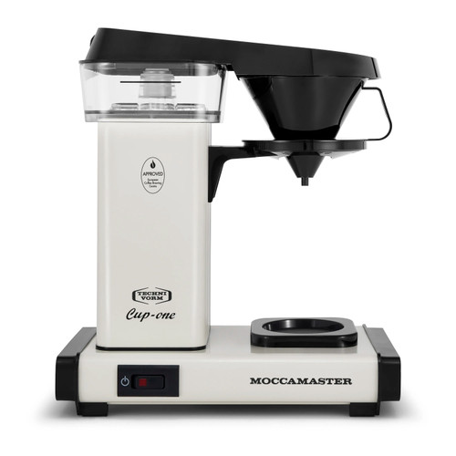 Moccamaster Cup-One Single Coffee Maker in Off-White, No Drip-Stop, 10 Ounce (69211)