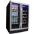 Danby Silhouette 24" 60 Can/27 Bottle Built-In Dual Zone Wine Cooler with LED Lights (SBC051D1BSS)