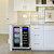 Danby Silhouette 24" 60 Can/27 Bottle Built-In Dual Zone Wine Cooler with LED Lights (SBC051D1BSS)