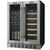 Empava 24-Inch Dual Zone Wine and Beer Fridge Beverage Cooler (EMPV-BR07D)