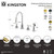 Kingston Brass Manhattan Double-Handle Widespread Kitchen Faucet with Brass Sprayer, Polished Chrome (KS8721CMLBS)