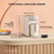 De'Longhi Nespresso Vertuo Up Single Serve Machine 3 Sec Heat Up Time, 50 Oz Tank in Pearl White (ENV200W)