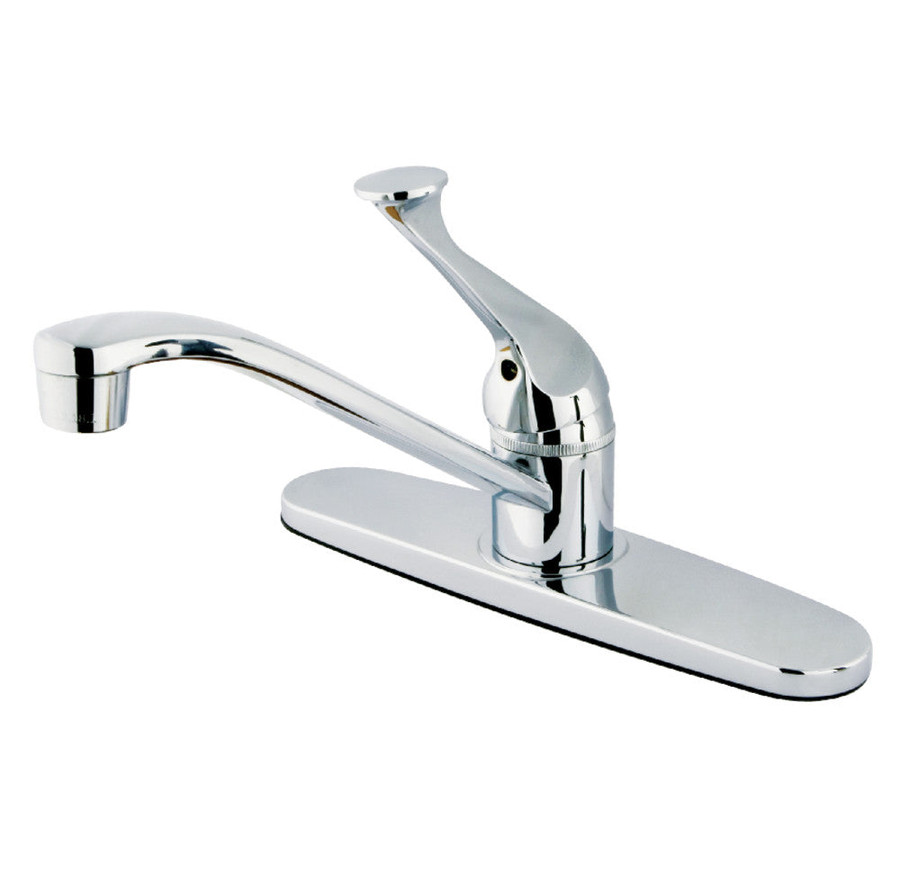 Kingston Brass Chatham Single-Handle 8" Centerset Kitchen Faucet, Polished Chrome (KB571)