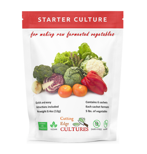 Starter culture for making raw fermented vegetables