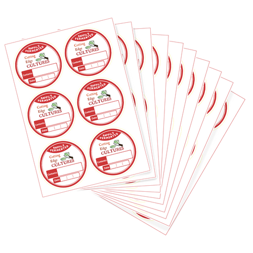 Ten sticker sheets