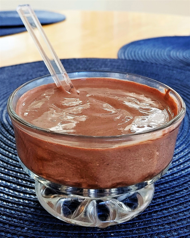 Probiotic superfood chocolate dessert