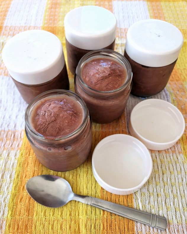 Probiotic chocolate-banana ice cream (with WHEY!)