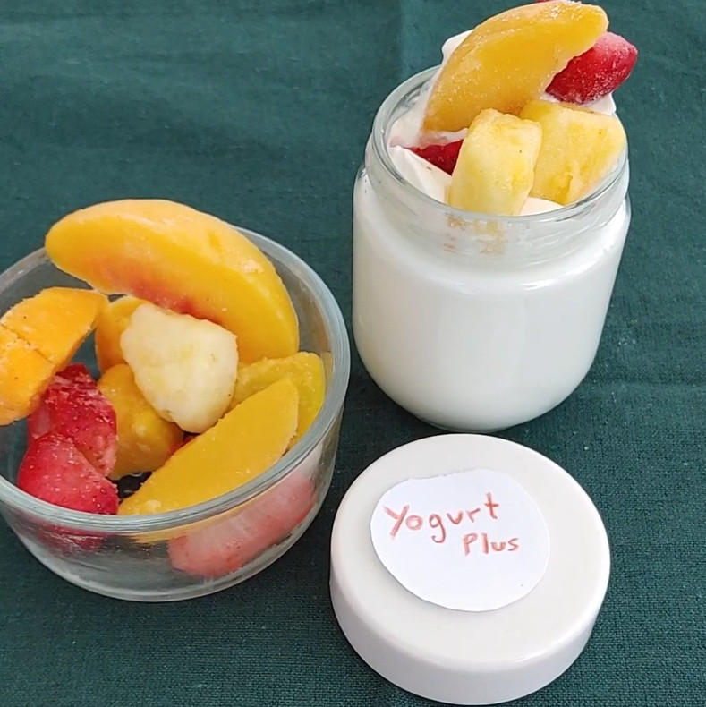 The unbeatable FRESHNESS of homemade yogurt