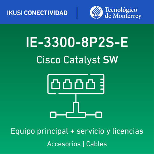 IKUSI TEC-IE-3300-8P2S-E Configurable