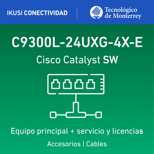 IKUSI TEC-C9300L-24UXG-4X-E Configurable