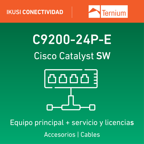 IKUSI TER-C9200-24P-E Configurable