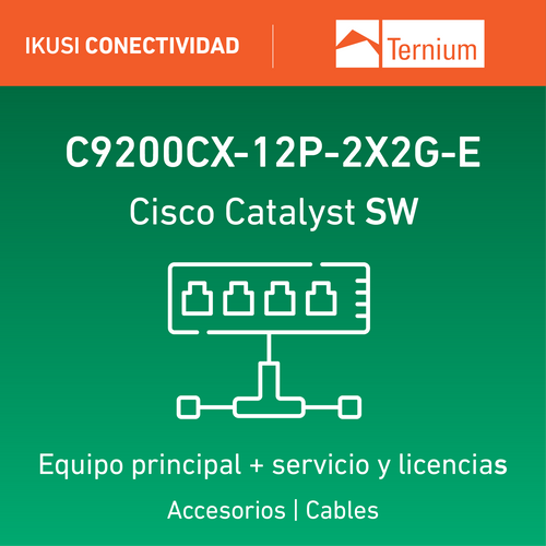 IKUSI TER-C9200CX-12P-2X2G-E Configurable