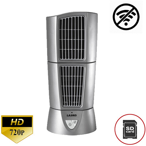 Built-In DVR Desk Fan Surveillance Camera- (No WiFi Needed)