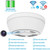 Smoke Detector WiFi Night Vision Security Camera,Motion Activated with 180 Days Battery Power,Remote Internet Access,Night Vision,SD Card Slot,Bottom View Lens for Home Security