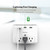UHD 4k Night Light Outlet Tap Hidden Spy Camera W/ Live View WiFi + Dvr