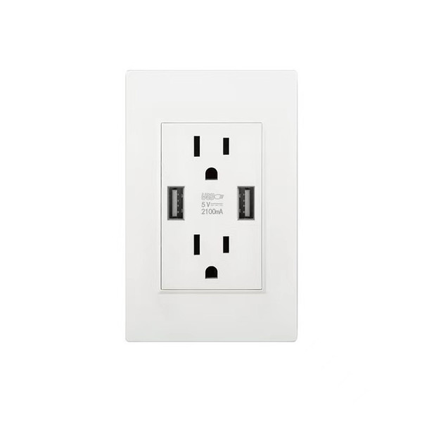 UHD 4K  WiFi Functional Outlet Receptacle Dual USB Surveillance  Camera  W/ Live View WiFi + Dvr