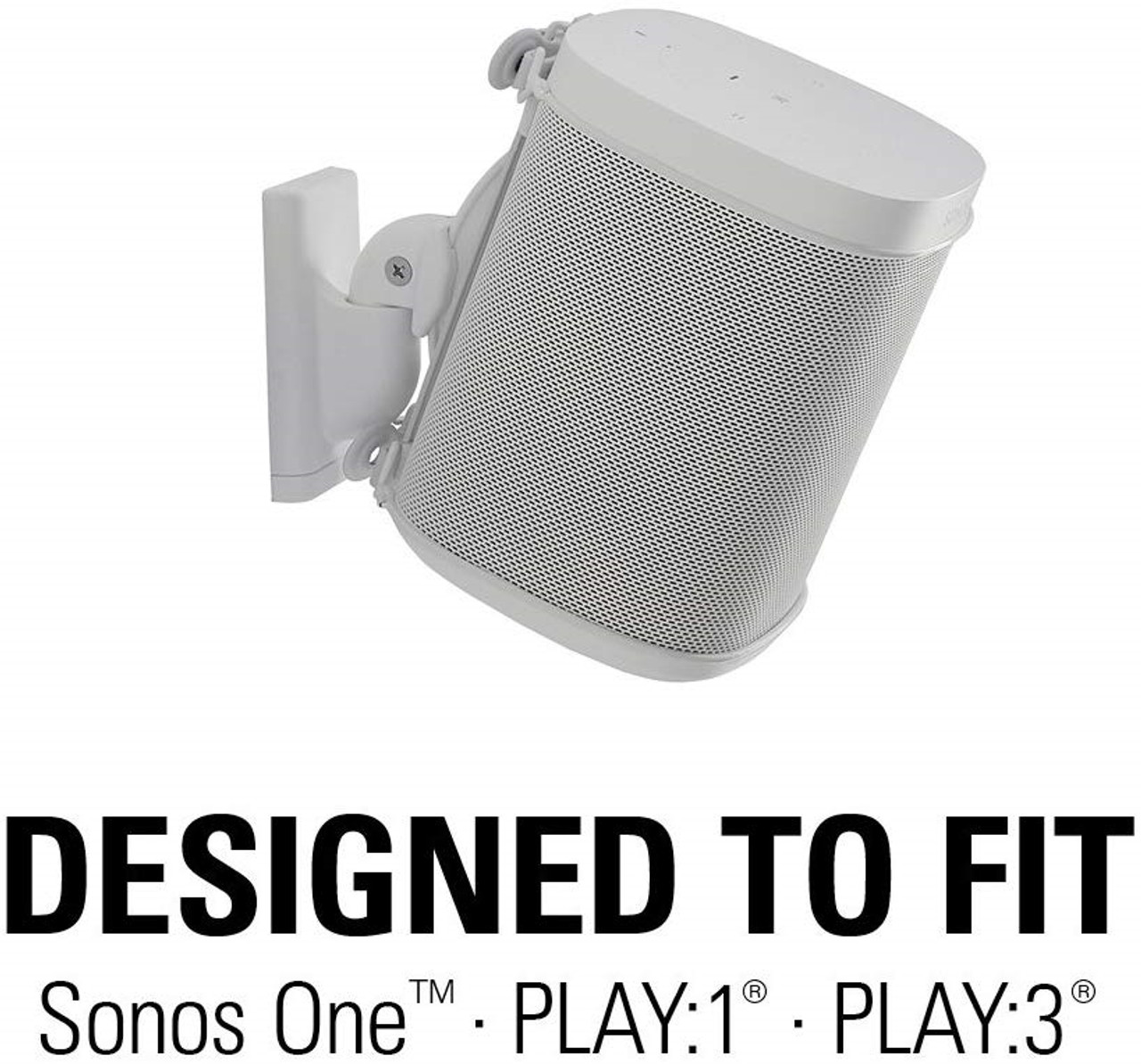 Shop | Sanus WSWM21W1 Wall Mount for Sonos - White