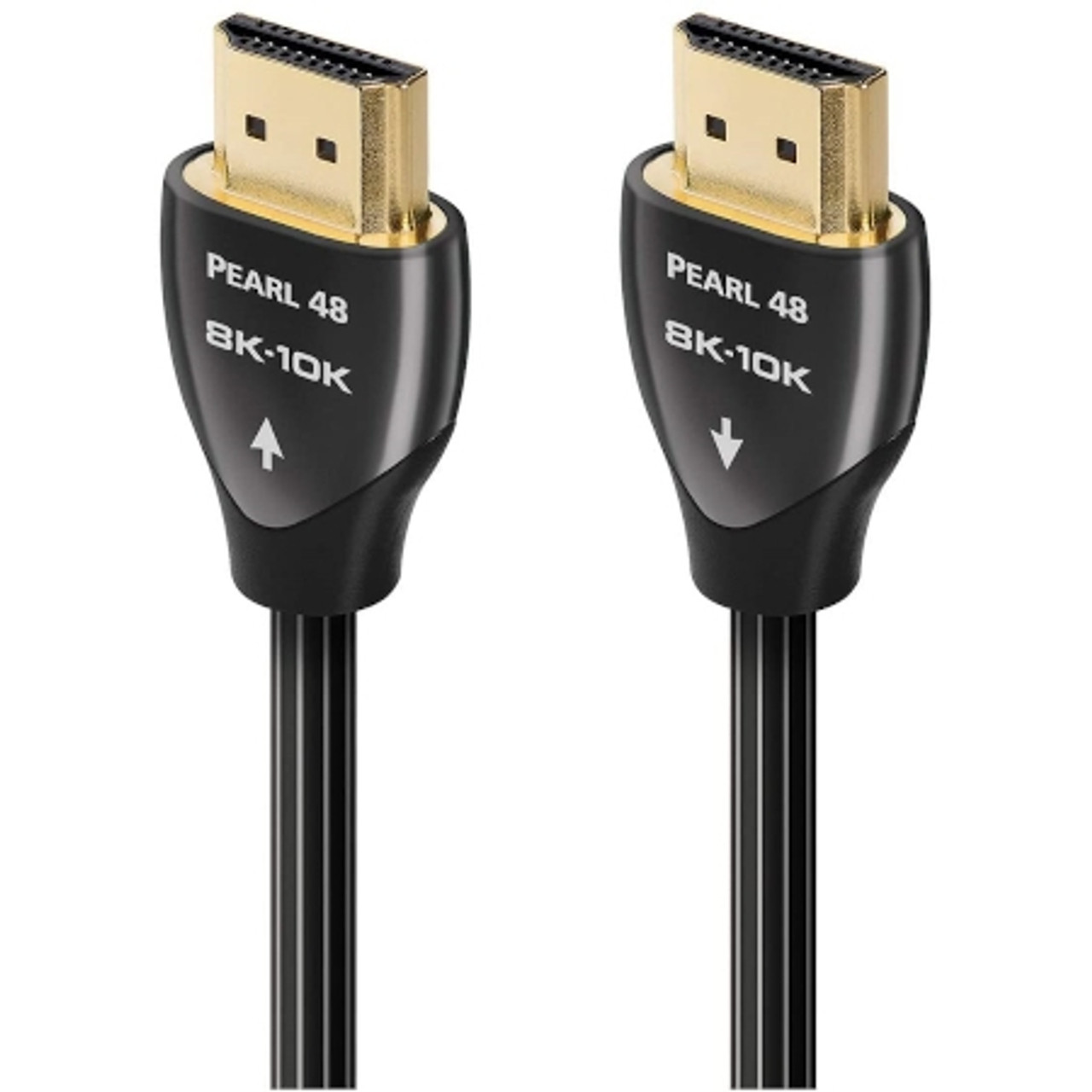 AUDIOQUEST HDM48PEA300 Pearl 48 3m HDMI High Speed Cable with Ethernet  Connection - Black/White