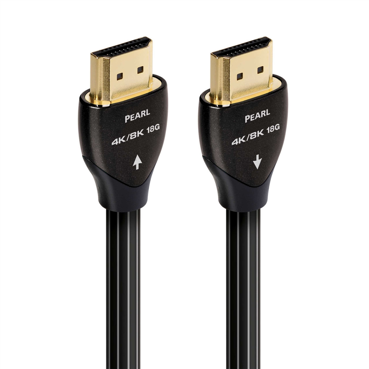 AUDIOQUEST HDMIPEA05 Pearl 5m HDMI High Speed Cable with Ethernet  Connection - Black/White