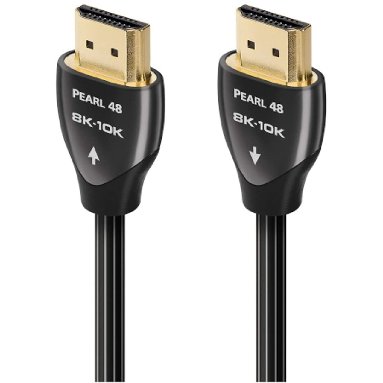 AUDIOQUEST HDM48PEA500 Pearl 48 5m HDMI High Speed Cable with Ethernet  Connection - Black/White