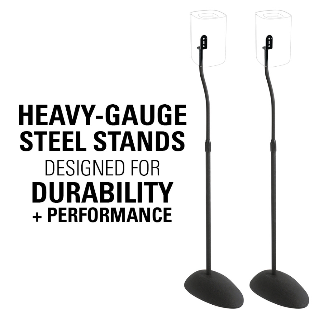 Shop Sanus Adjustable Speaker Stands for Satellite Speakers