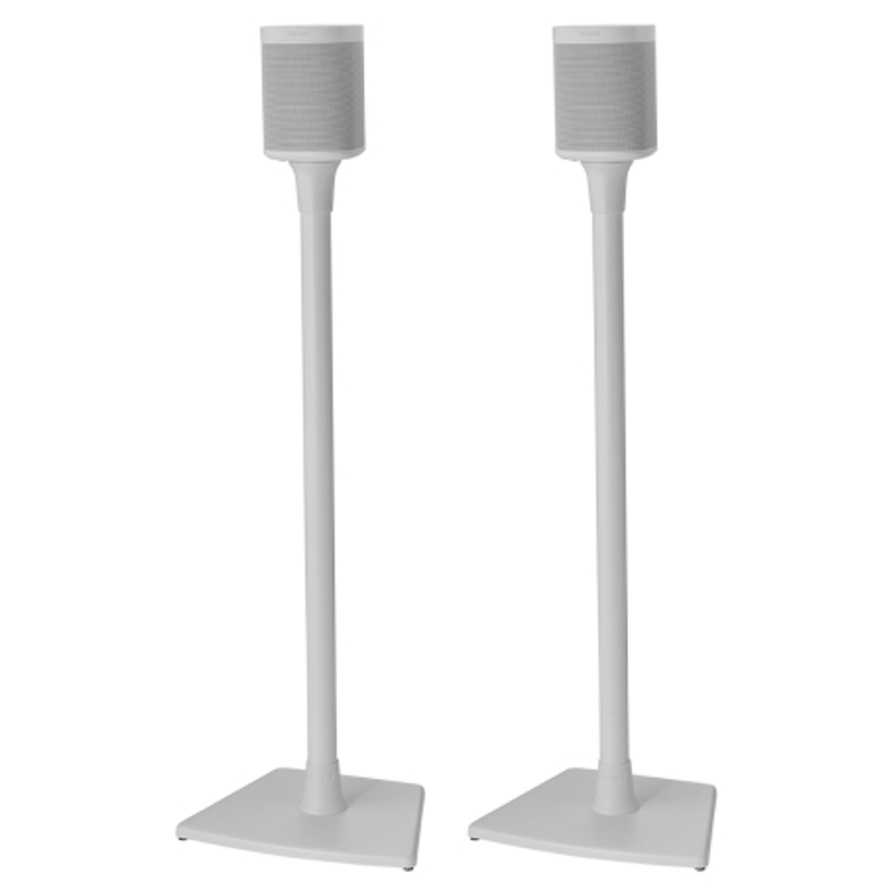 Shop | SANUS WSS22W1 Wireless Speaker Stands for Sonos and PLAY:3 White (Pair)