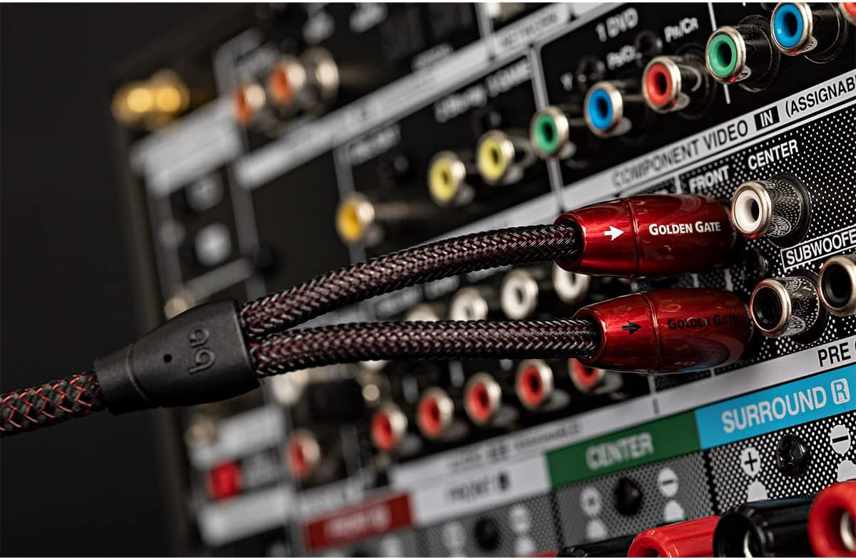 Shop | Audioquest 1M Golden Gate 2 RCA Male to 2 RCA Male