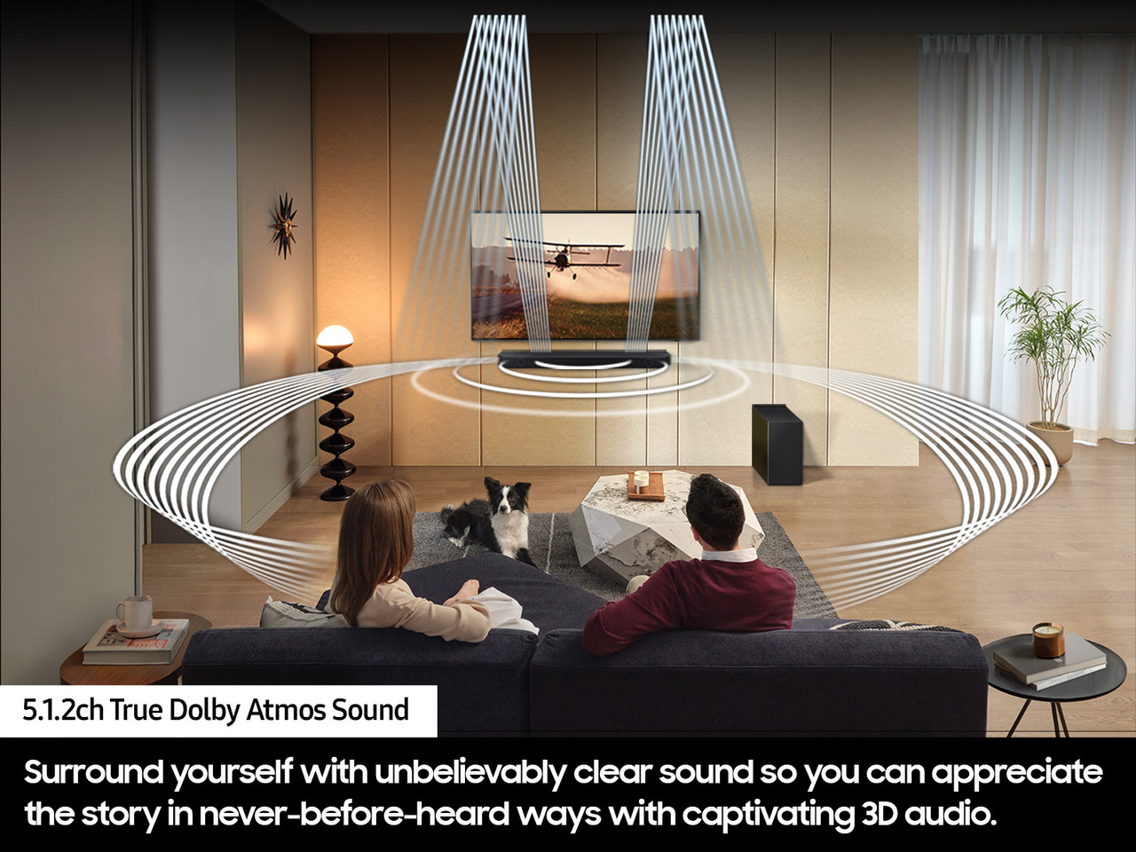 Q-series 5.1.2 ch. Wireless Dolby ATMOS Soundbar Q800C