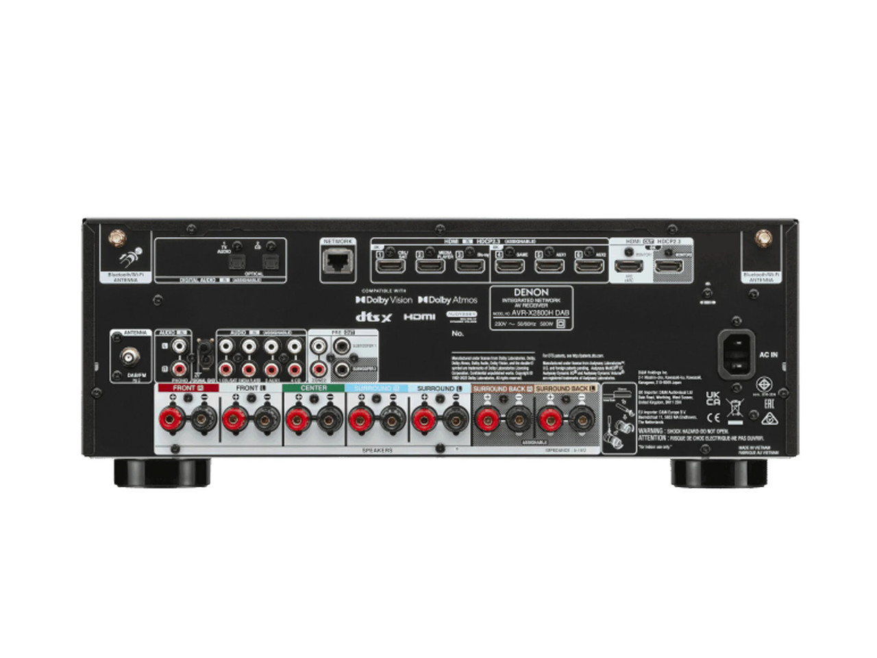DENON AVアンプ　AVC-2809sp Shop | Denon AVRX2800H 7.2 Channel 95W 8K AV Receiver