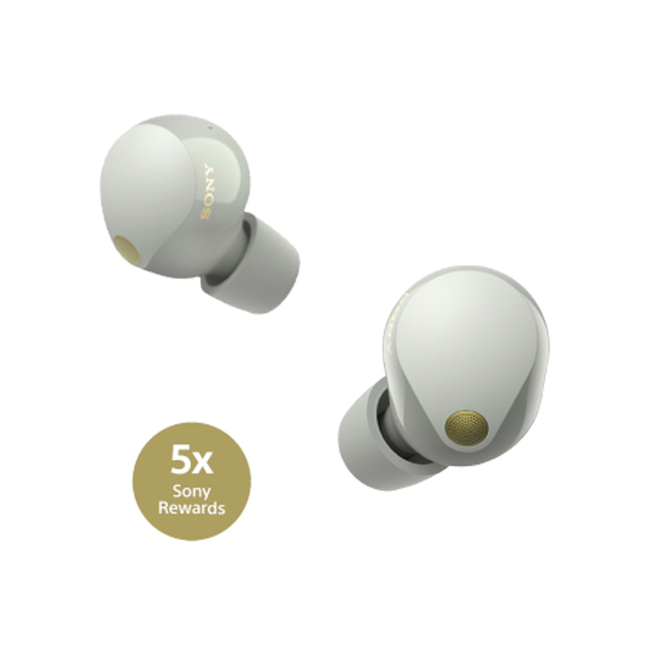 Sony The Best Truly Wireless Noise Canceling Earbuds, Silver