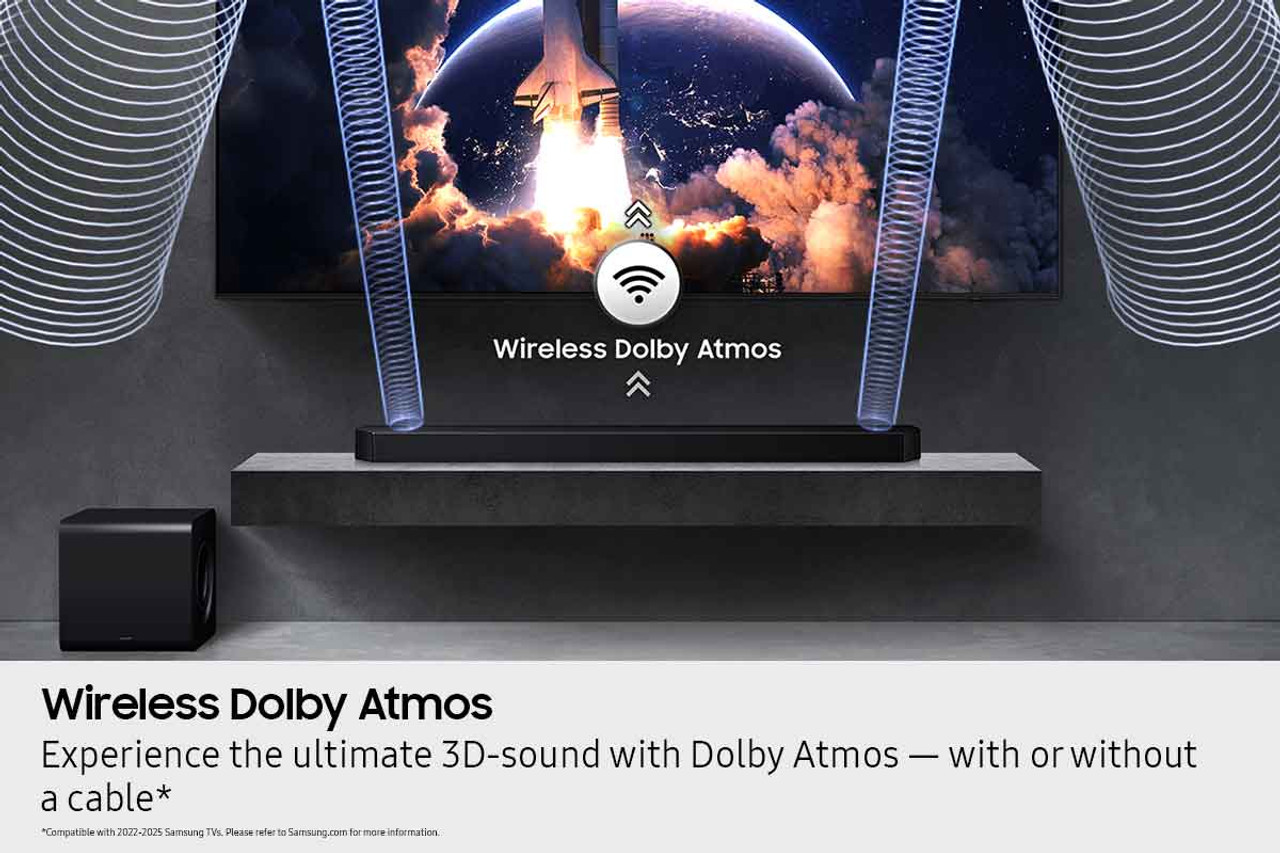 Dolby Atmos Samsung Curved Soundbar 65 Inch SAMSUNG